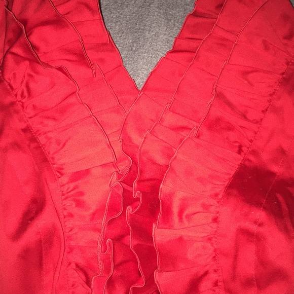 NWT Escada Red Ruffle Halter - Picture 4 of 7